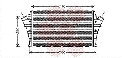 VAN WEZEL Kompressoriõhu radiaator 47004066